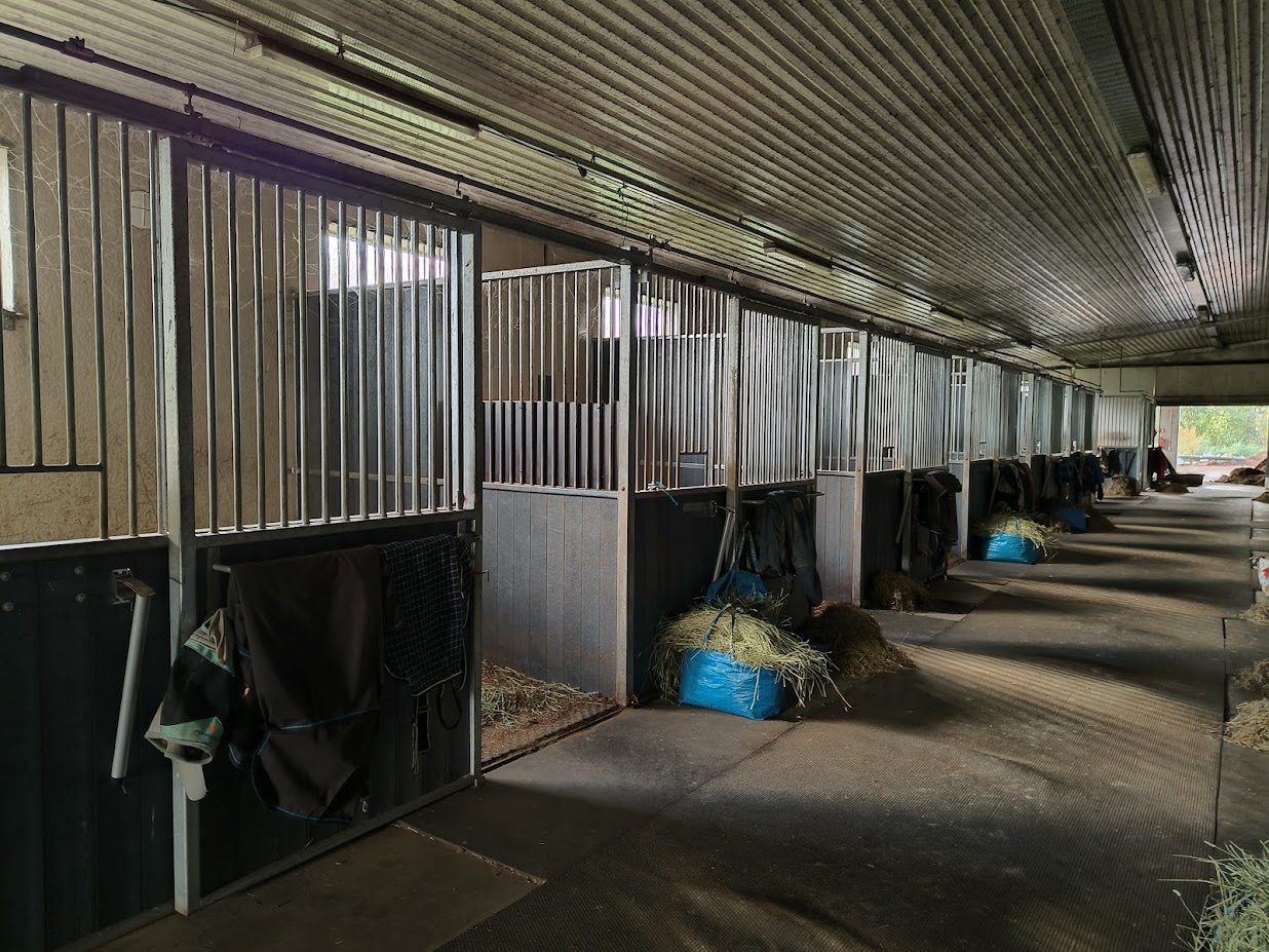 Tallipaikkoja 14 hevosen täysihoitotallissa